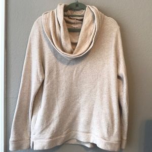 J. Crew cowl neck sweatshirt with pockets XL